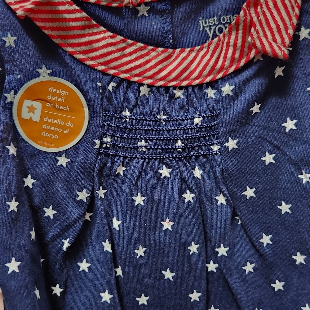 Carter's Starry Dress and Striped Bloomers - Picture 7 of 8